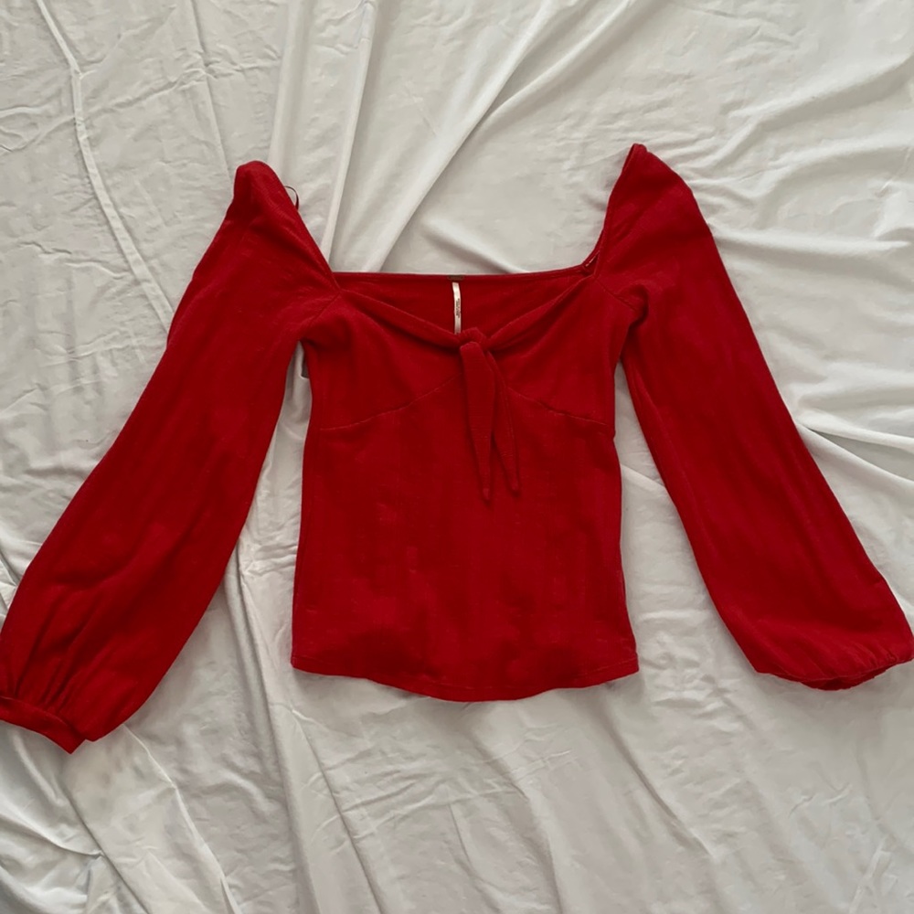 Free people, size medium, red